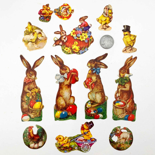 Easter Bunnies Loose Easter Paper Scrap Pack
